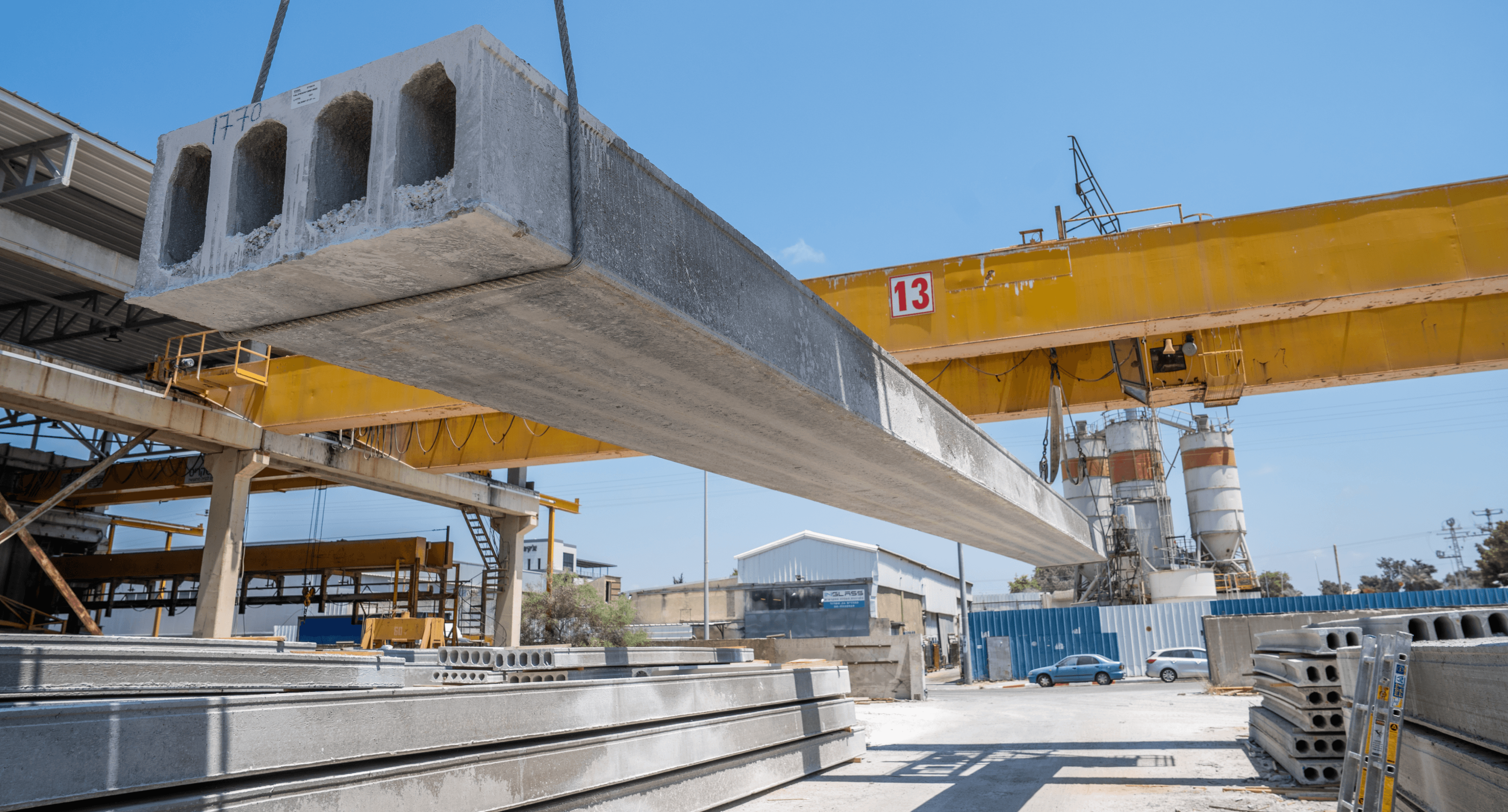 תקרות דרוכות Prestressed Ceilings